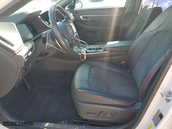 2020 Hyundai Sonata SEL Plus with VIN 5NPEJ4J23LH029221, listed as a Copart auction lot 45034555 with 79,554 mi miles and Salvage Title. Bid and sale history available at carsss.com. Image 7.