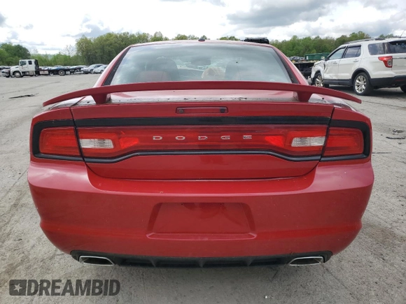 2012 Dodge Charger SXT with VIN 2C3CDXHG5CH178776, listed as a Copart auction lot 56191355 with Not Provided miles and Salvage Title. Bid and sale history available at DreamBid. Image 6.