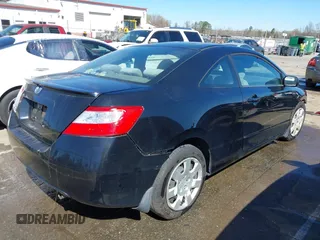 2008 Honda Civic Cpe LX with VIN 2HGFG12638H507836, listed as a IAAI auction lot 41811093 with 1 mi miles. Bid and sale history available at carsss.com. Image 4.