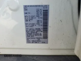 2014 Nissan Rogue SL with VIN 5N1AT2MV3EC786956, listed as a Copart auction lot 57509404 with 149,435 mi miles and Non Repairable. Bid and sale history available at DreamBid. Image 12.