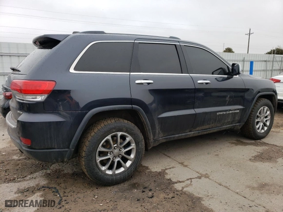 2015 Jeep Grand Cherokee Limited with VIN 1C4RJFBG7FC605657, listed as a Copart auction lot 48237415 with 158,462 mi miles and Salvage Title. Bid and sale history available at carsss.com. Image 3.