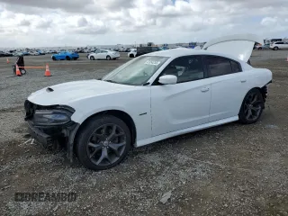 2019 Dodge Charger R/T z VIN 2C3CDXCT6KH633198, wystawiony jako Copart lot #56559405 z przebiegiem 82 666 mil mil oraz Szkoda całkowita • Salvage title. Historia ofert i sprzedaży dostępna na DreamBid. Obrazek 1.