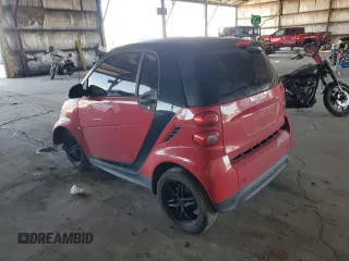 2013 Smart fortwo Pure with VIN WMEEJ3BA2DK663995, listed as a Copart auction lot 54629895 with Not Provided miles and Salvage Title. Bid and sale history available at DreamBid. Image 2.