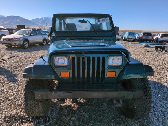 1995 Jeep Wrangler S with VIN 1J4FY19PXSP252139, listed as a Copart auction lot 79447894 with 93,263 mi miles and Salvage Title. Bid and sale history available at carsss.com. Image 5.