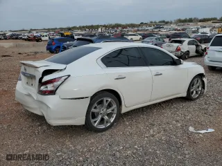 2012 Nissan Maxima 3.5 S with VIN 1N4AA5AP4CC851303, listed as a Copart auction lot 51016835 with 147,395 mi miles and Salvage Title. Bid and sale history available at carsss.com. Image 3.