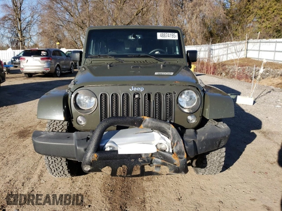 2015 Jeep Wrangler Sahara с VIN 1C4AJWBG8FL626434, выставлен на аукционе Copart как лот 48874195 с пробегом 195 447 миль миль и Списание • Salvage title. История ставок и продаж доступна на DreamBid. Изображение 5.
