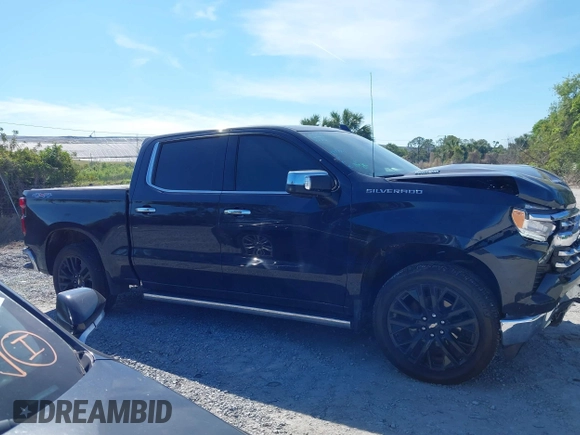 2024 Chevrolet Silverado 1500 LTZ with VIN 1GCUDGE86RZ157750, listed as a IAAI auction lot 41869533 with 28,092 mi miles and . Bid and sale history available at DreamBid. Image 13.