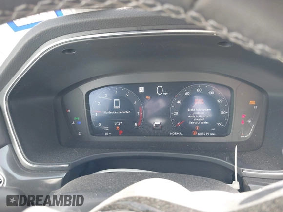 2024 Acura Integra Technology with VIN 19UDE4H62RA018916, listed as a IAAI auction lot 41742902 with 8,219 mi miles and . Bid and sale history available at DreamBid. Image 7.