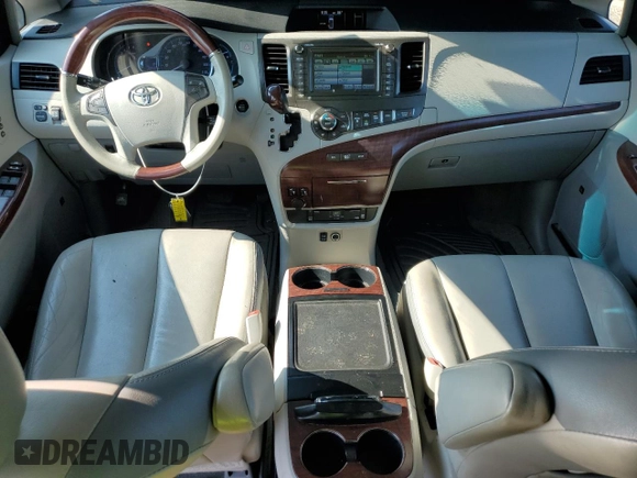 2013 Toyota Sienna XLE with VIN 5TDDK3DC5DS049425, listed as a Copart auction lot 62391555 with 108,594 mi miles and Salvage title. Bid and sale history available at DreamBid. Image 8.