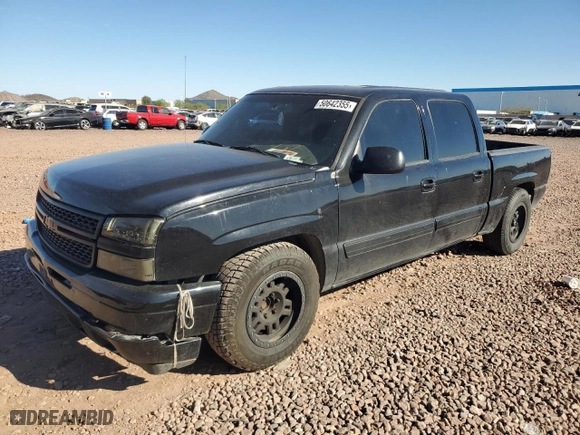 2006 Chevrolet Silverado 1500 LT1 with VIN 2GCEC13T061181011, listed as a Copart auction lot 50642355 with 146,708 mi miles and Salvage Title. Bid and sale history available at carsss.com. Image 1.