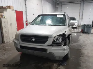 2004 Honda Pilot EX with VIN 2HKYF18654H515004, listed as a IAAI auction lot 41166007 with 0 mi miles. Bid and sale history available at carsss.com. Image 6.