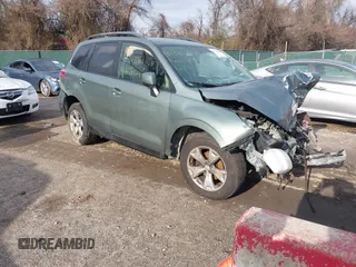 2014 Subaru Forester 2.5i Premium with VIN JF2SJAEC4EH450081, listed as a IAAI auction lot 41134306 with Not Provided miles. Bid and sale history available at carsss.com. Image 1.