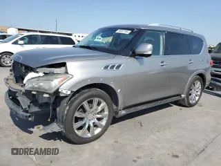 2013 Infiniti QX56 with VIN JN8AZ2NE8D9040875, listed as a Copart auction lot 66657584 with 175,723 mi miles and Salvage Title. Bid and sale history available at carsss.com. Image 1.