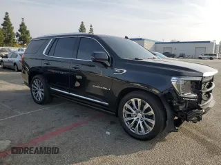 2023 GMC Yukon Denali with VIN 1GKS2DKLXPR533906, listed as a Copart auction lot 43274954 with 658 mi miles. Bid and sale history available at carsss.com. Image 4.
