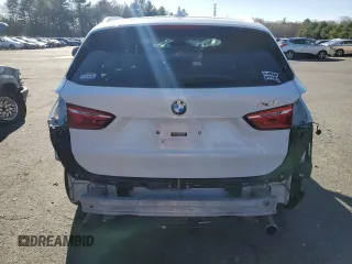 2016 BMW X1 xDrive28i with VIN WBXHT3C32G5E52052, listed as a Copart auction lot 79522024 with 76,995 mi miles and Salvage Title. Bid and sale history available at carsss.com. Image 6.