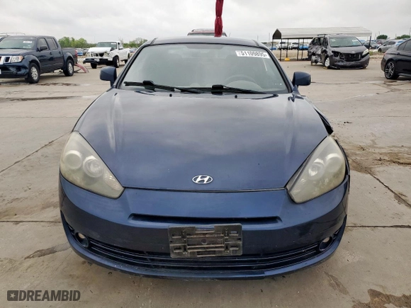 2008 Hyundai Tiburon GS with VIN KMHHM66D98U283776, listed as a Copart auction lot 51109895 with 125,095 mi miles and Salvage Title. Bid and sale history available at carsss.com. Image 5.