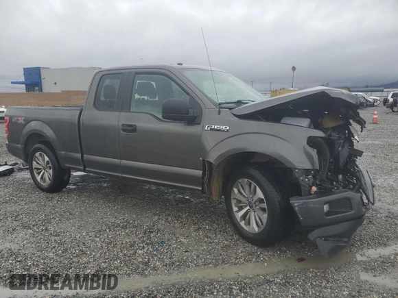2018 Ford F-150 XL with VIN 1FTEX1CP6JKC71439, listed as a Copart auction lot 45027895 with 130,459 mi miles and Salvage Title. Bid and sale history available at carsss.com. Image 4.
