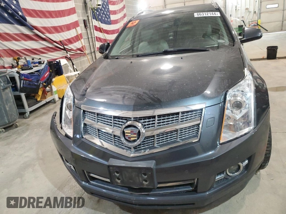 2011 Cadillac SRX Premium Collection with VIN 3GYFNFEY7BS550847, listed as a Copart auction lot 86312144 with 172,685 mi miles and Salvage Title. Bid and sale history available at carsss.com. Image 5.