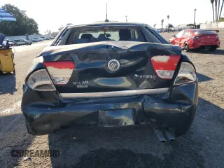2010 Mercury Milan Hybrid with VIN 3MEDM0L37AR619450, listed as a Copart auction lot 75274114 with 187,696 mi miles and Salvage Title. Bid and sale history available at carsss.com. Image 6.