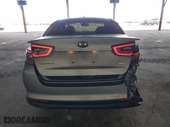 2015 Kia Optima with VIN KNAGM4AD2F5086495, listed as a Copart auction lot 81162104 with 62,770 mi miles and Salvage Title. Bid and sale history available at DreamBid. Image 6.