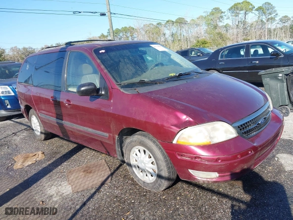 2000 Ford Windstar Wagon SE with VIN 2FMZA5249YBB47540, listed as a IAAI auction lot 41778047 with 94,222 mi miles. Bid and sale history available at carsss.com. Image 1.
