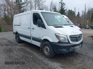 2014 Mercedes-Benz Sprinter Cargo with VIN WD3PE7CC7E5819624, listed as a IAAI auction lot 41676667 with 36,200 mi miles. Bid and sale history available at carsss.com. Image 1.