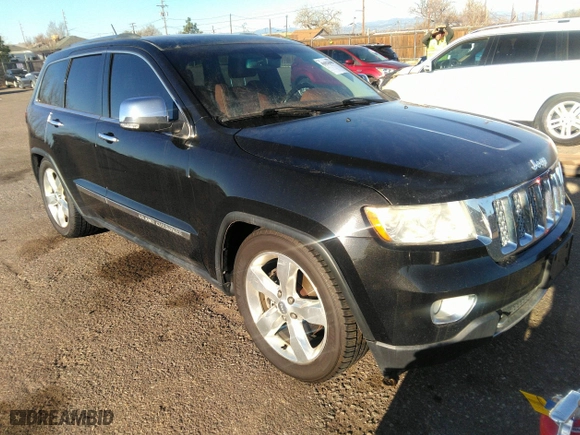 2012 Jeep Grand Cherokee Overland with VIN 1C4RJFCT8CC268410, listed as a IAAI auction lot 41823909 with 205,940 mi miles. Bid and sale history available at carsss.com. Image 1.