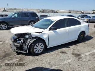 2012 Volkswagen Jetta S with VIN 3VW2K7AJ9CM304333, listed as a Copart auction lot 61869755 with 160,869 mi miles and Salvage title. Bid and sale history available at DreamBid. Image 1.