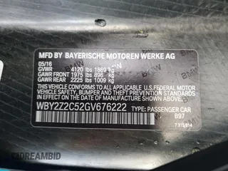 2016 BMW i8 z VIN WBY2Z2C52GV676222, wystawiony jako Copart lot #72452033 z przebiegiem 92 988 mil mil oraz . Historia ofert i sprzedaży dostępna na DreamBid. Obrazek 14.