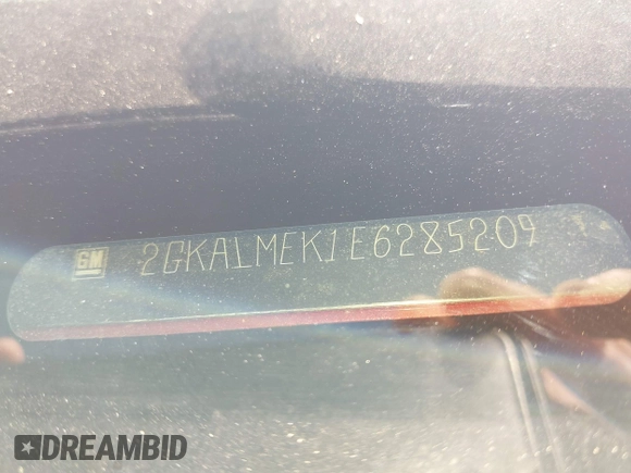 2014 GMC Terrain SLE with VIN 2GKALMEK1E6285209, listed as a IAAI auction lot 41864884 with 144,808 mi miles. Bid and sale history available at carsss.com. Image 19.