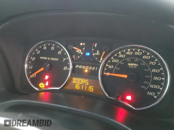 2009 GMC Canyon SLE1 with VIN 1GTDS13L798110159, listed as a Copart auction lot 45008035 with 161,115 mi miles and Salvage Title. Bid and sale history available at carsss.com. Image 9.