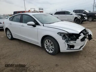 2020 Ford Fusion SE with VIN 3FA6P0HD3LR250467, listed as a Copart auction lot 43949205 with 50,592 mi miles and Salvage Title. Bid and sale history available at carsss.com. Image 4.