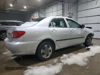2008 Toyota Corolla CE with VIN 2T1BR32E78C880303, listed as a Copart auction lot 46830565 with 299,999 mi miles and Salvage Title. Bid and sale history available at DreamBid. Image 3.