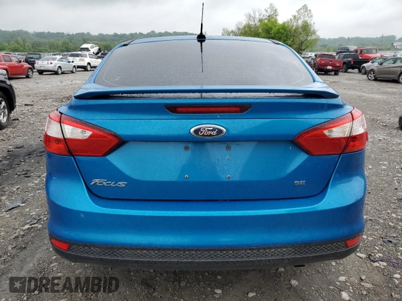 2012 Ford Focus SE with VIN 1FAHP3F2XCL128313, listed as a Copart auction lot 56108445 with 154,511 mi miles and Salvage title. Bid and sale history available at DreamBid. Image 6.