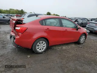 2015 Kia Rio LX with VIN KNADM4A38F6507494, listed as a Copart auction lot 72567224 with 93,456 mi miles and Salvage Title. Bid and sale history available at carsss.com. Image 3.