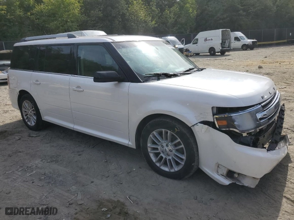 2013 Ford Flex SEL with VIN 2FMGK5C85DBD05422, listed as a Copart auction lot 87801505 with 210,765 mi miles and Non Repairable. Bid and sale history available at carsss.com. Image 4.