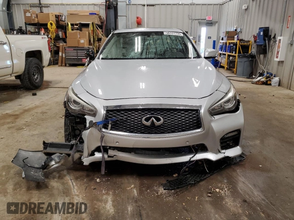 2017 Infiniti Q50 Red Sport 400 с VIN JN1FV7ARXHM871562, выставлен на аукционе Copart как лот 56331735 с пробегом 94 061 миль миль и Списание • Salvage title. История ставок и продаж доступна на DreamBid. Изображение 5.