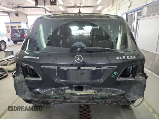 2017 Mercedes-Benz GLE 63 S AMG with VIN 4JGDA7FB4HA859545, listed as a Copart auction lot 60029485 with 65,941 mi miles and Salvage title. Bid and sale history available at DreamBid. Image 6.