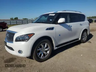 2012 Infiniti QX56 8-passenger with VIN JN8AZ2ND5C9716527, listed as a Copart auction lot 80293644 with 239,607 mi miles and Clean Title. Bid and sale history available at carsss.com. Image 1.