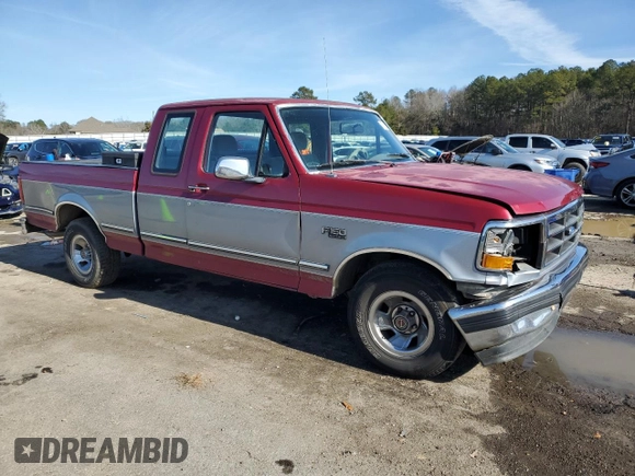 1994 Ford F-150 with VIN 1FTEX15N9RKB53277, listed as a Copart auction lot 87906665 with 186,113 mi miles and Salvage Title. Bid and sale history available at DreamBid. Image 4.