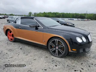 2010 Bentley Continental GT with VIN SCBDR3ZA2AC065164, listed as a Copart auction lot 51830035 with 81,088 mi miles and Salvage Title. Bid and sale history available at DreamBid. Image 4.
