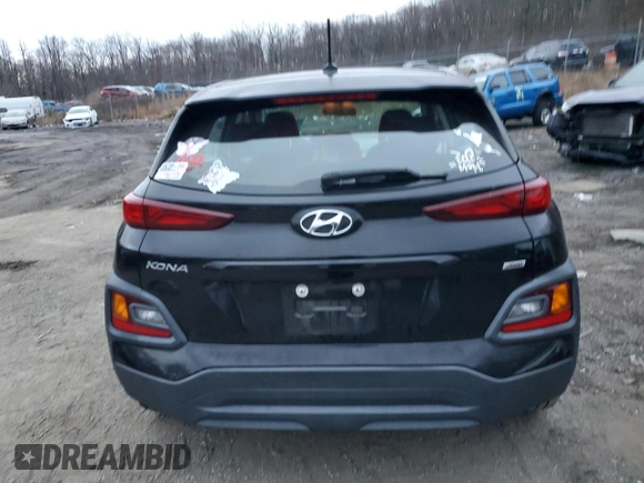 2018 Hyundai Kona SE with VIN KM8K1CAA3JU081967, listed as a Copart auction lot 86797714 with 60,332 mi miles and Salvage Title. Bid and sale history available at carsss.com. Image 6.