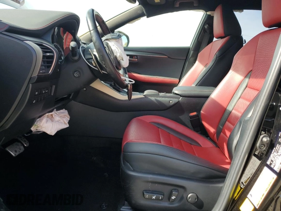 2021 Lexus NX 300 F Sport with VIN JTJSARBZ6M2198757, listed as a Copart auction lot 48591825 with 61,998 mi miles and Salvage title. Bid and sale history available at DreamBid. Image 7.