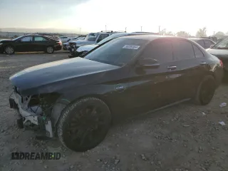 2017 Mercedes-Benz C 43 AMG with VIN 55SWF6EB0HU191842, listed as a Copart auction lot 86200364 with 87,038 mi miles and Salvage Title. Bid and sale history available at DreamBid. Image 1.