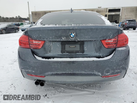 2016 BMW 4 Series 428i xDrive with VIN WBA4C9C59GG141121, listed as a Copart auction lot 45230225 with 103,576 mi miles and Salvage Title. Bid and sale history available at DreamBid. Image 6.