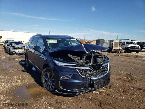 2023 Buick Enclave Avenir with VIN 5GAERDKW4PJ207260, listed as a Copart auction lot 88444635 with 22,513 mi miles and Salvage Title. Bid and sale history available at carsss.com. Image 12.