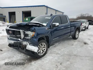 2020 GMC Sierra 1500 SLT z VIN 1GTV9DEL6LZ100044, wystawiony jako Copart lot #46037365 z przebiegiem 121 040 mil mil oraz Szkoda całkowita • Salvage title. Historia ofert i sprzedaży dostępna na DreamBid. Obrazek 1.