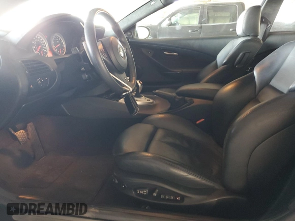 2006 BMW M6 with VIN WBSEH934X6B797428, listed as a Copart auction lot 63462135 with 73,393 mi miles and Salvage title. Bid and sale history available at DreamBid. Image 7.