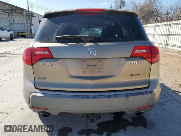 2008 Acura MDX with VIN 2HNYD28218H518029, listed as a Copart auction lot 46839255 with 181,794 mi miles and Salvage Title. Bid and sale history available at DreamBid. Image 6.