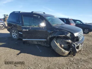 2004 Infiniti QX56 with VIN 5N3AA08CX4N803863, listed as a Copart auction lot 46522145 with 0 mi miles and Salvage Title. Bid and sale history available at carsss.com. Image 4.